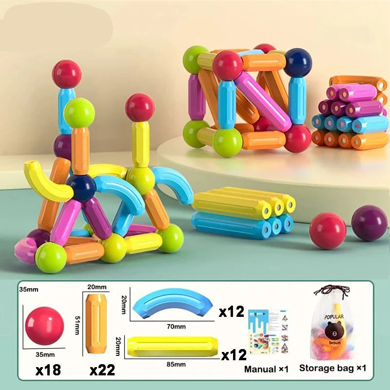 Magnet Stick & Ball Building Set