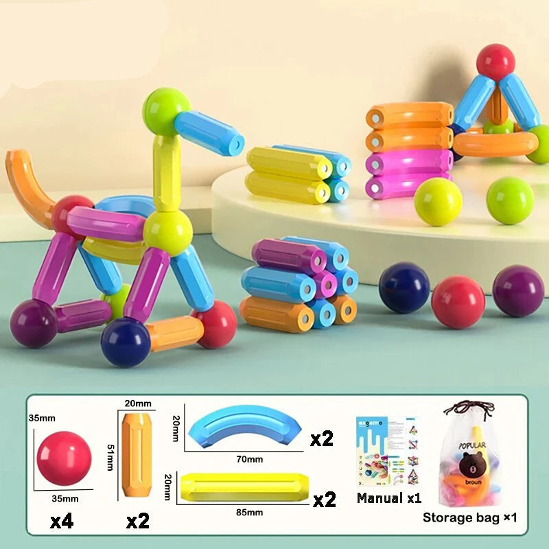 Magnet Stick & Ball Building Set