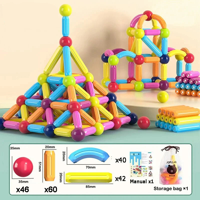 Magnet Stick & Ball Building Set