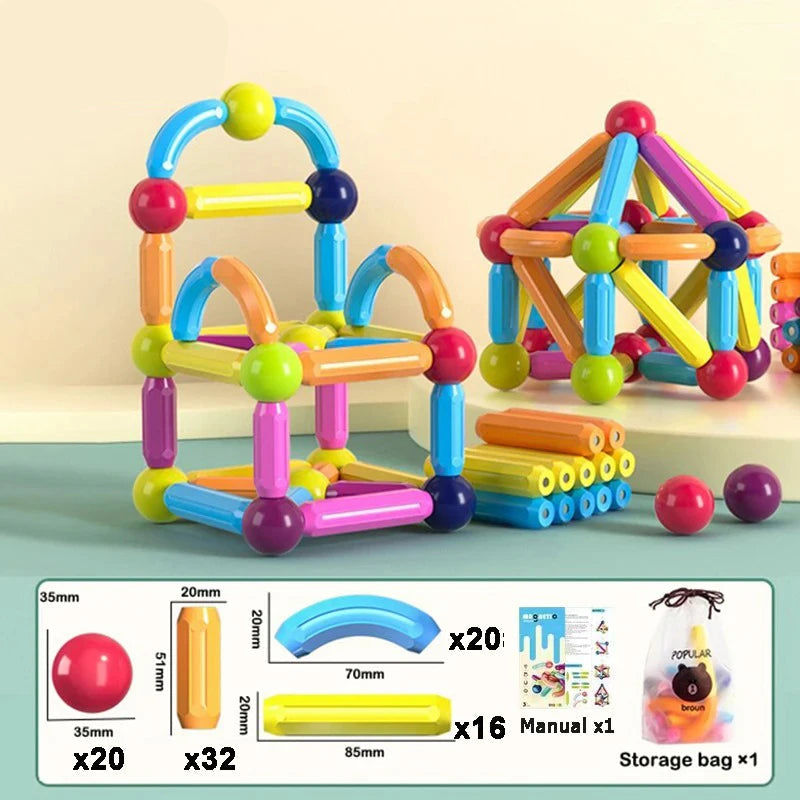 Magnet Stick & Ball Building Set