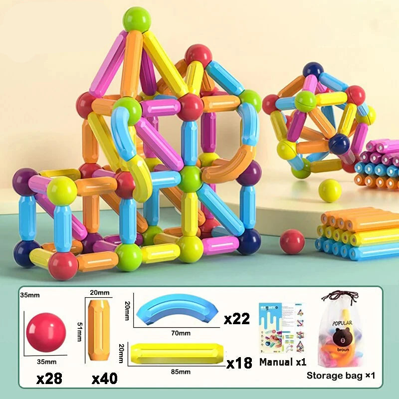 Magnet Stick & Ball Building Set